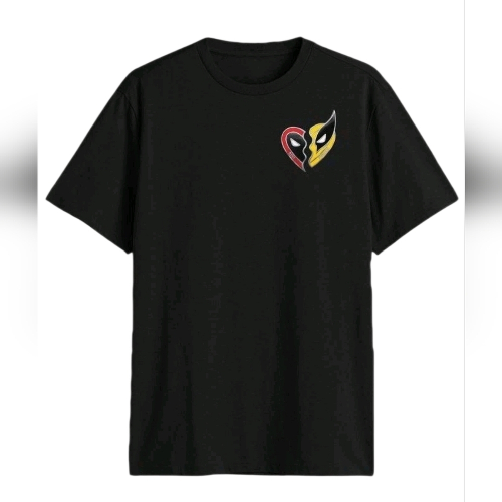 NWT Marvel Deadpool & Wolverine Med Black Graphic T-Shirt